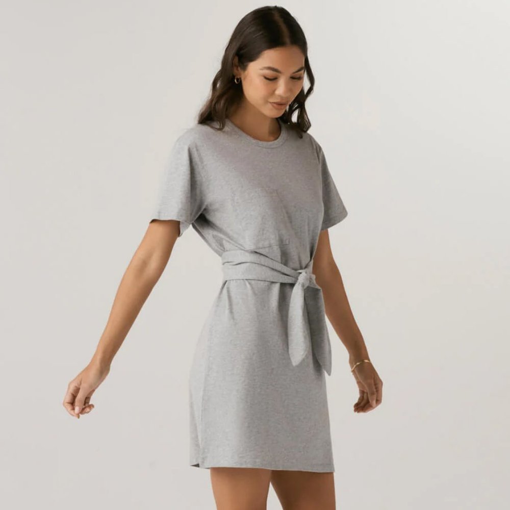 NWT VETTA T-shirt Dress Grey